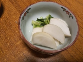 かぶの漬物(塩漬け)