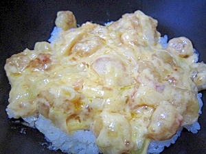 冷凍エビでもプリッと美味しい！エビマヨ丼