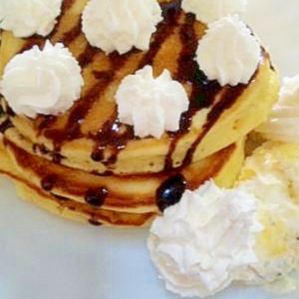 生クリームとアイス添え パンケーキ レシピ 作り方 By なこひめ 楽天レシピ 生クリームとアイス添え パンケーキ レシピ 作り方 By なこひめ 楽天レシピ