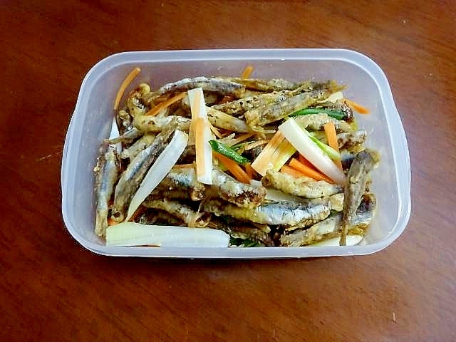 骨まで食べられ骨密度up作り置き小いわしの南蛮漬け レシピ 作り方 By Miminaomomo 楽天レシピ