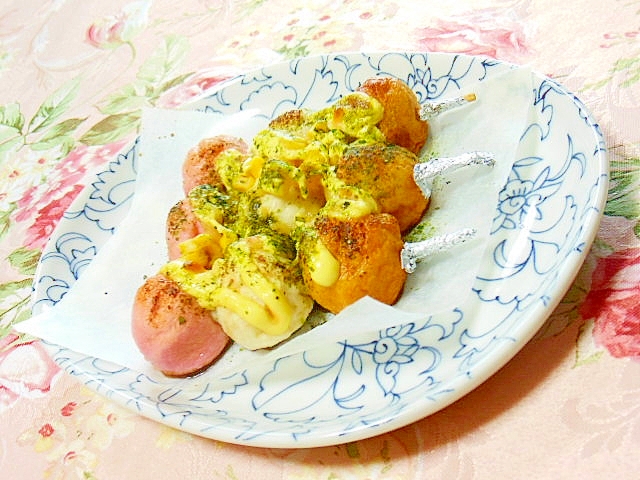 色串天ｄｅ❤青海苔マヨネーズの山葵焼き❤