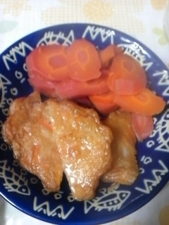 にんじんとさつま揚げの煮物