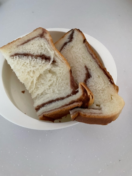 HB で☆フレッシュミント&チョコマーブル食パン