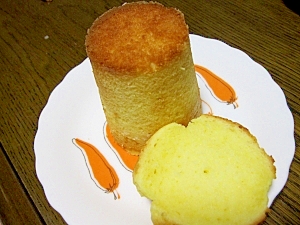 紙コップで 混ぜて焼くだけの簡単スポンジケーキ レシピ 作り方 By えちご姫８６５４ 楽天レシピ
