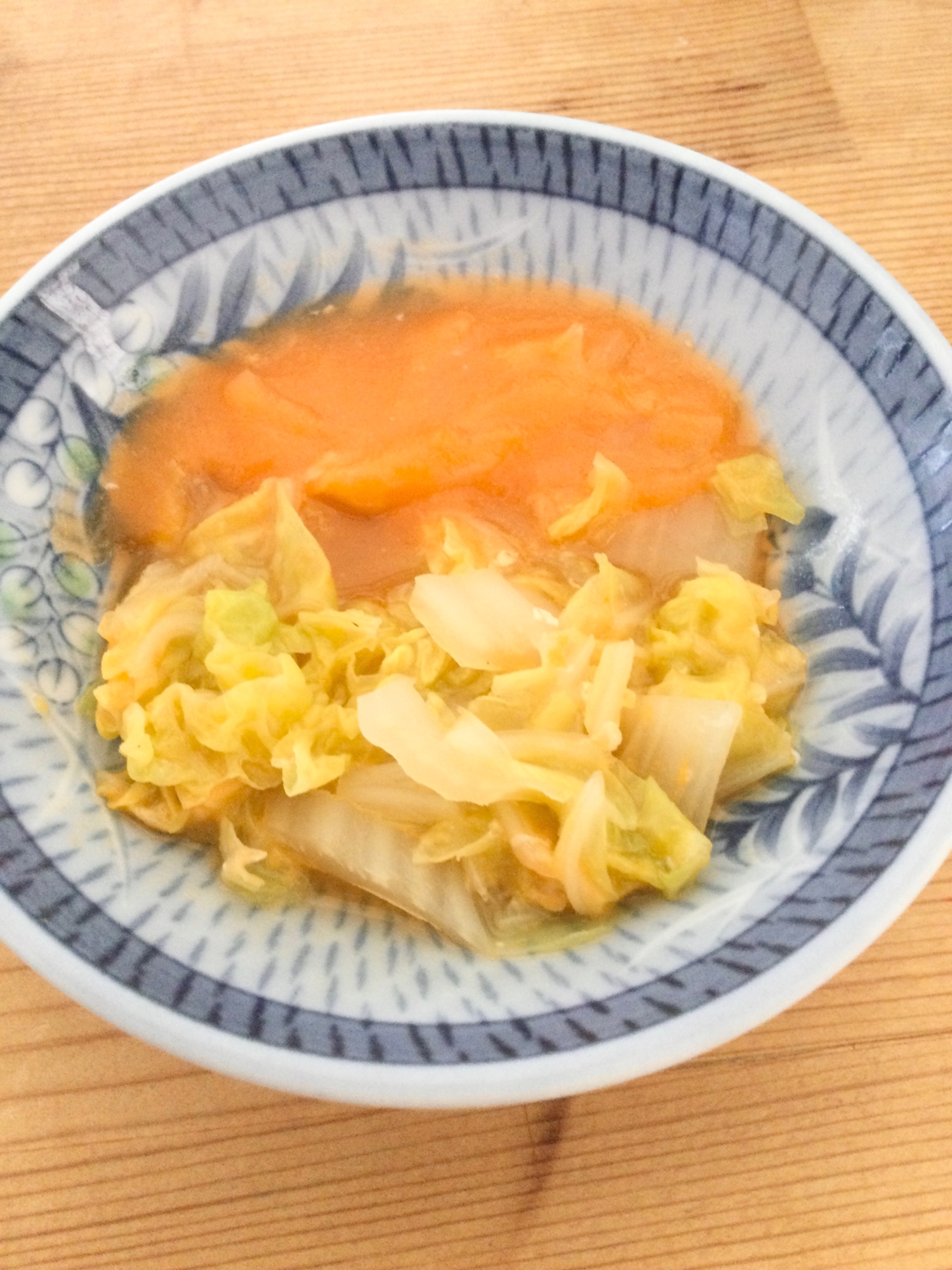 裏ごし人参と白菜の煮物♪