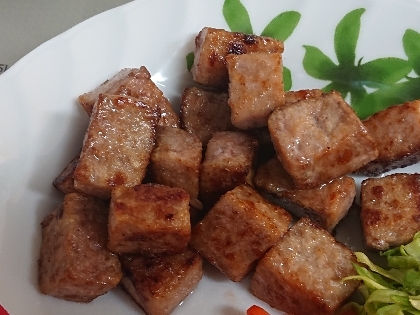 牛ひき肉で！簡単で美味しい！サイコロステーキ