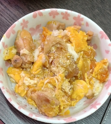 煮卵のつけ汁リメイクᕷ˖ 親子丼ꕤ୭*