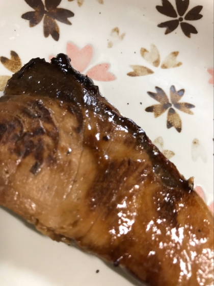 照り焼きのタレでブリの照り焼き