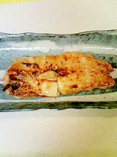 ムキカレイ（白身魚）の酒粕焼き