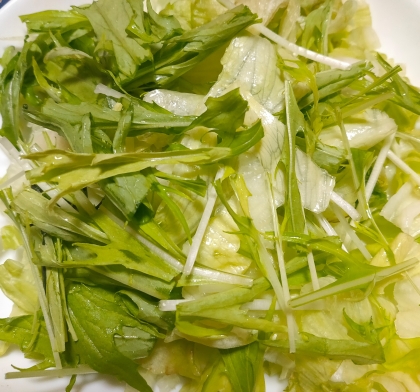 水菜サラダ