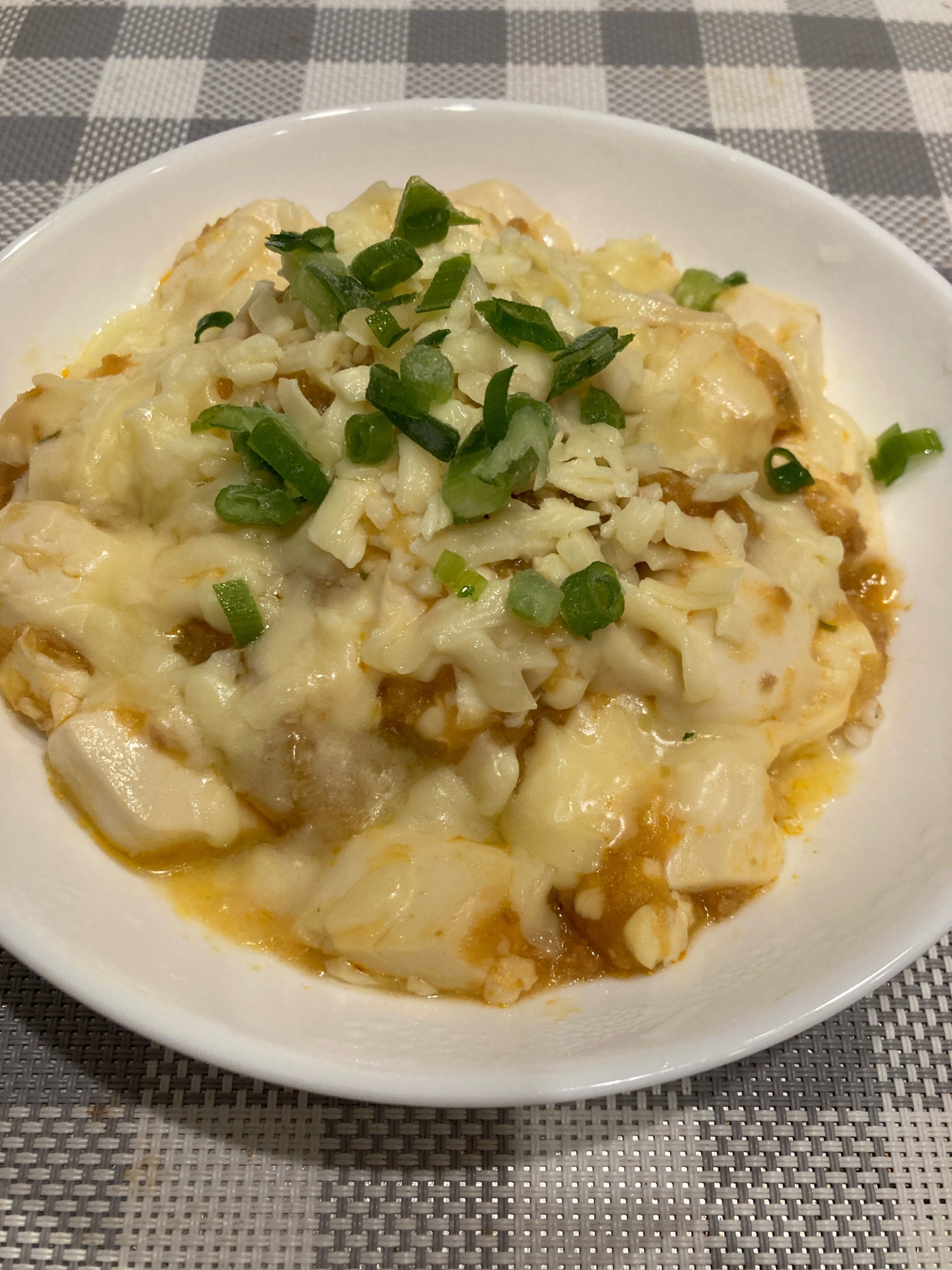 大根おろし入り☆チーズ麻婆丼♪