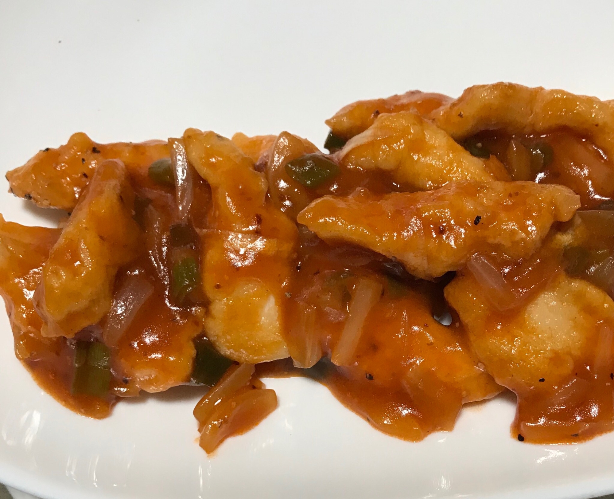 簡単鶏肉料理 夕飯 新玉ねぎ青ネギ鶏胸肉の甘酢炒め レシピ 作り方 By とも 楽天レシピ