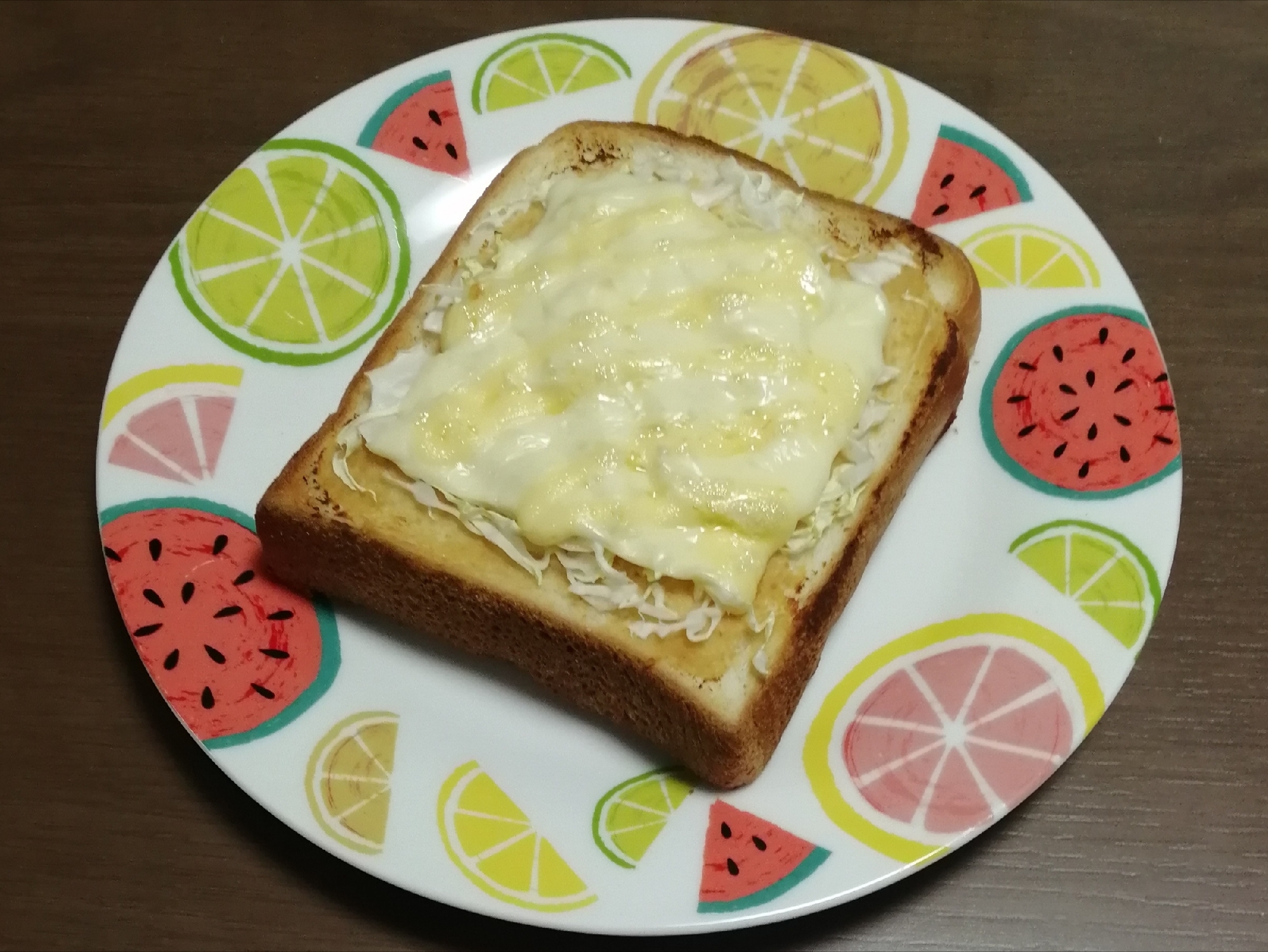 味噌マヨキャベツトースト