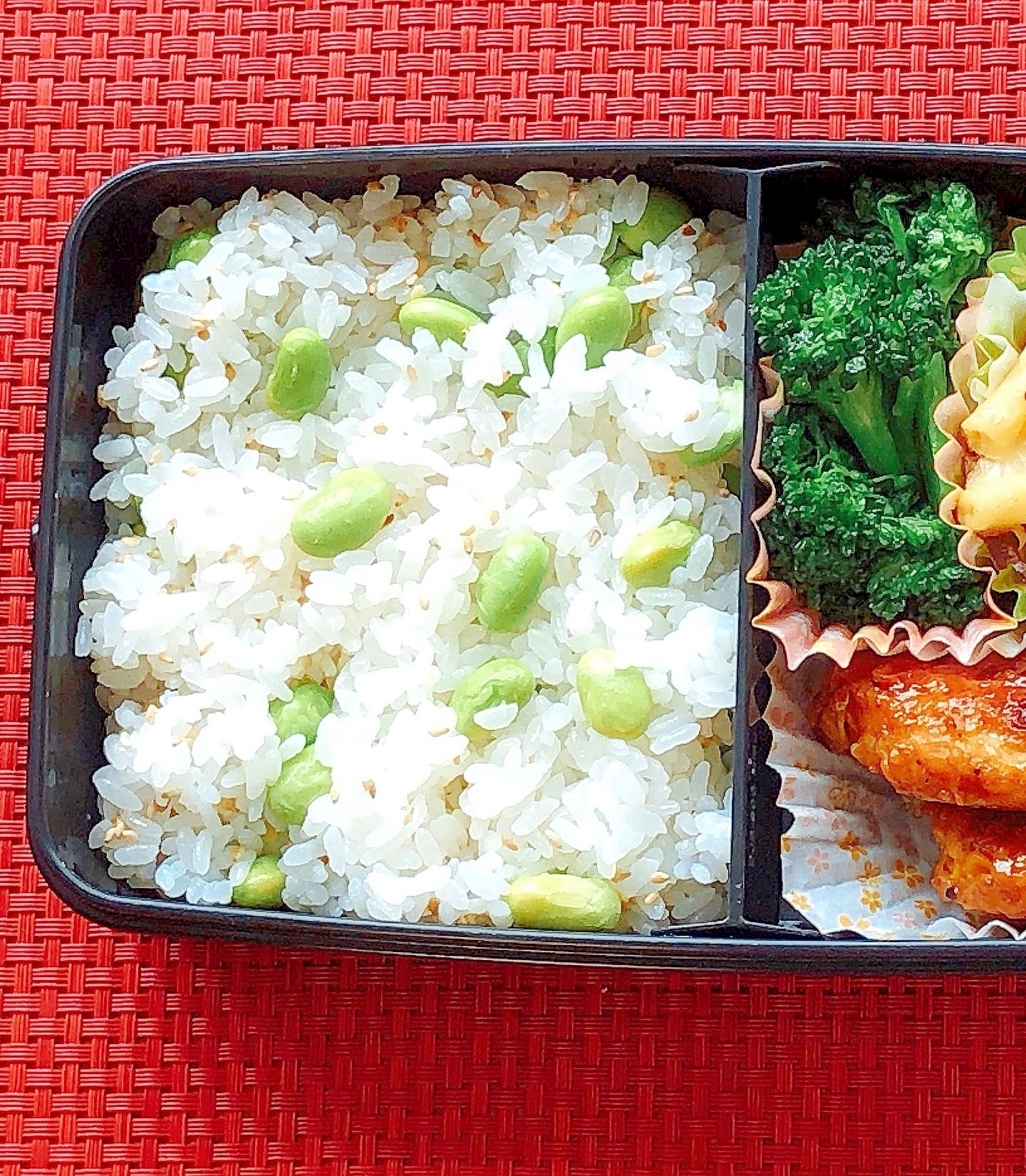 【お弁当】ふりかけに飽きたら！枝豆ご飯