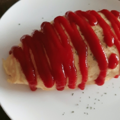 小松菜入りオムライス