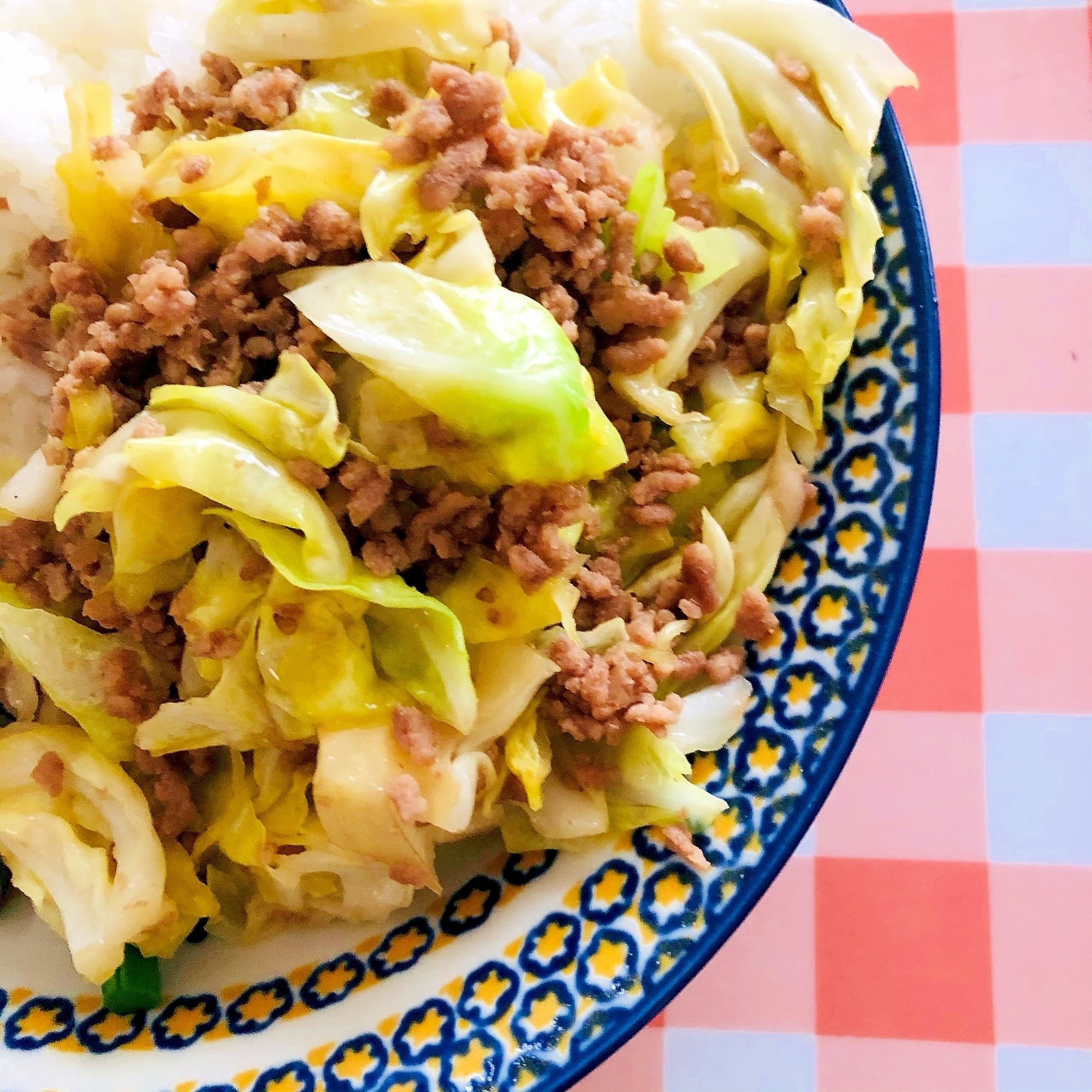 簡単！キャベツとひき肉炒め