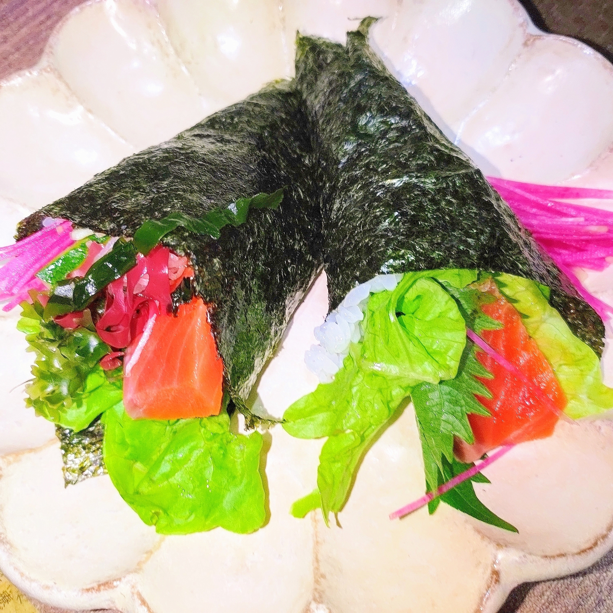 レタス野菜多め☆手巻き寿司