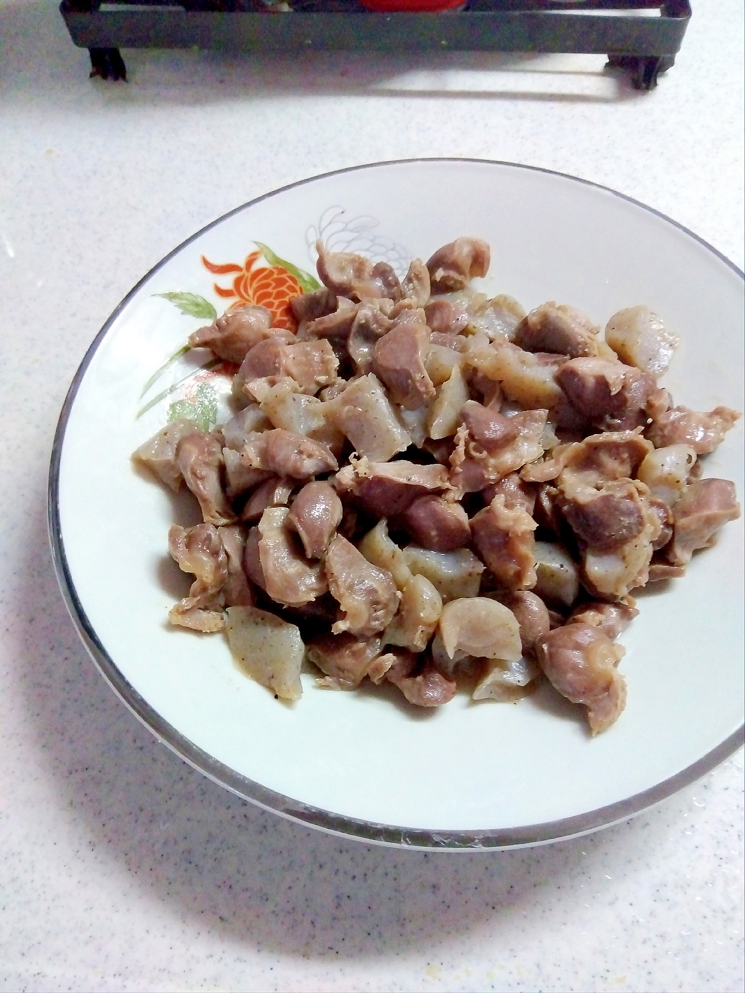 お酒が進む!無限!ずりこん塩にんにく炒め