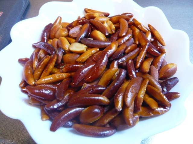 変わり種！柿ピーの燻製！