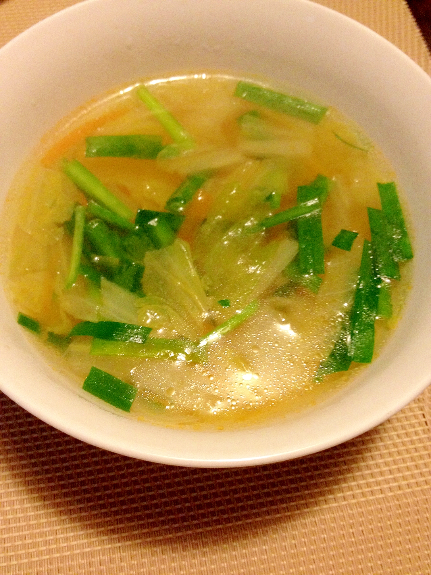 鶏ガラで☆簡単野菜スープ