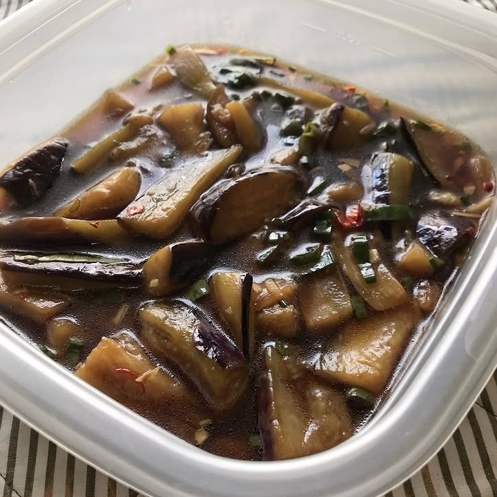 夏の作り置き　ナスの南蛮漬け(焼き浸し)