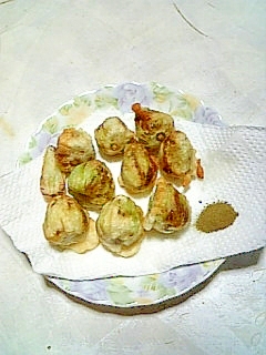 ふきのとう天ぷら 抹茶塩添え レシピ 作り方 By ティア アスラン 楽天レシピ