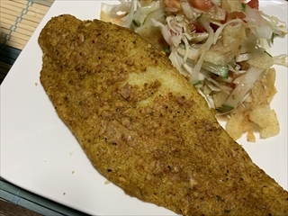 鱈のカレーパン粉焼き 簡単おかず 白身魚