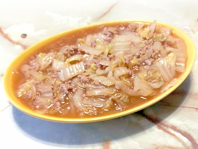 白菜たっぷり！白菜とひき肉の麻婆白菜♪