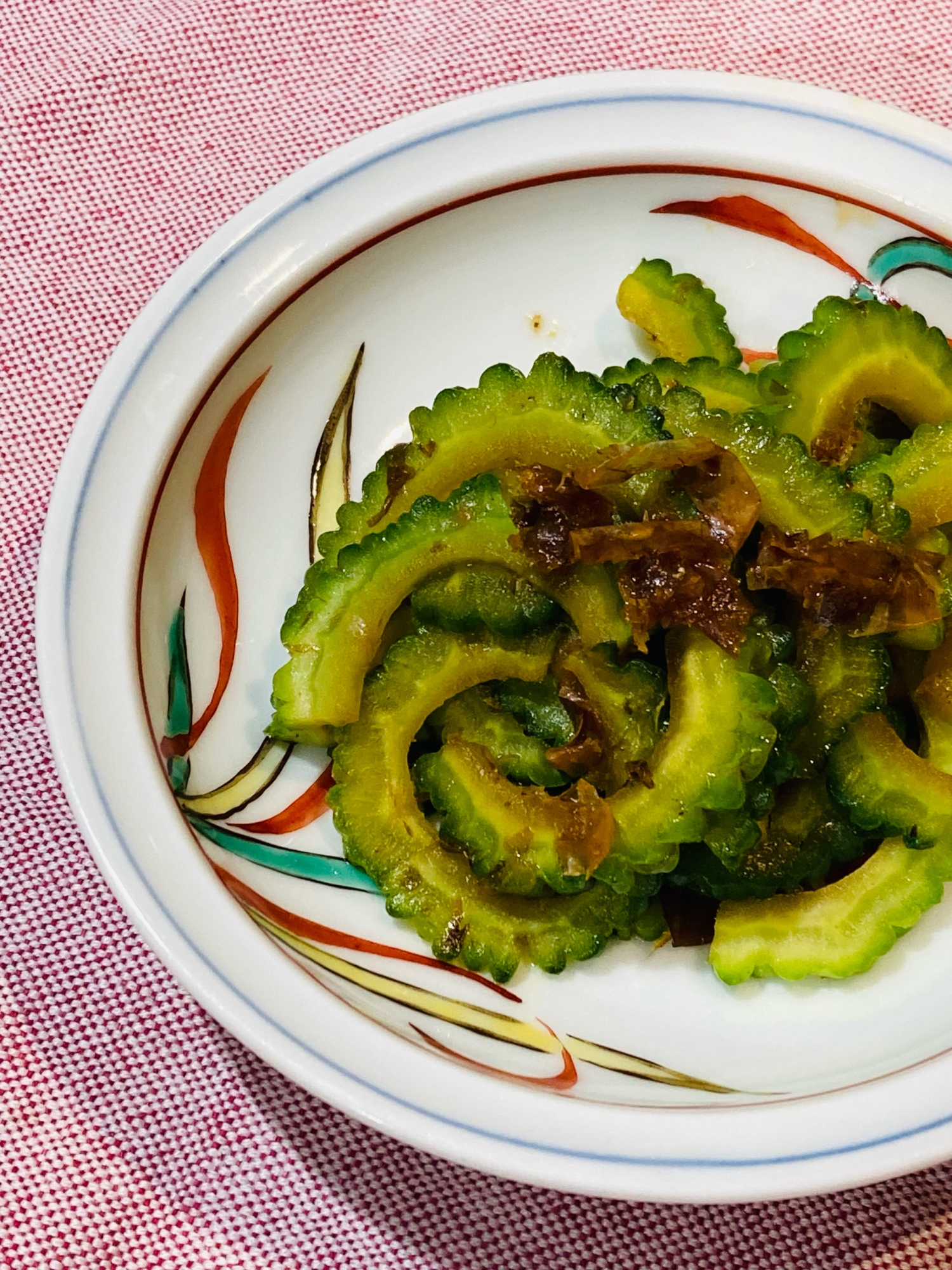 ♦️ゴーヤとカツオ節の甘辛炒め煮