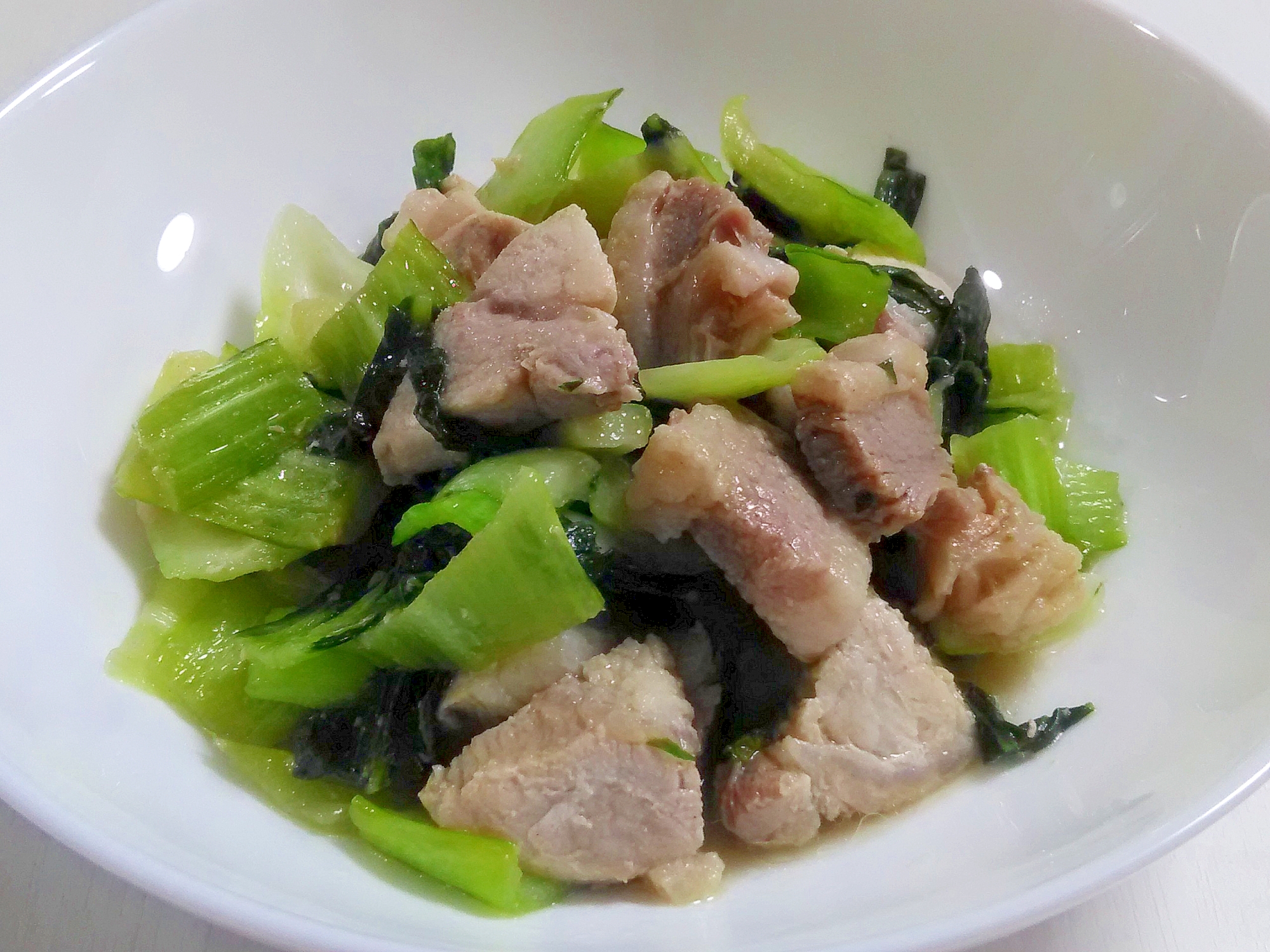 ウェイパーで 豚肉とチンゲン菜の中華炒め レシピ 作り方 By うーころちゃん 楽天レシピ