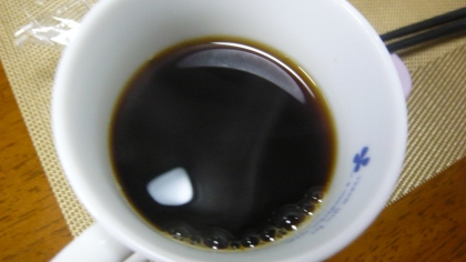 ハチミツ黒蜜入りコーヒー