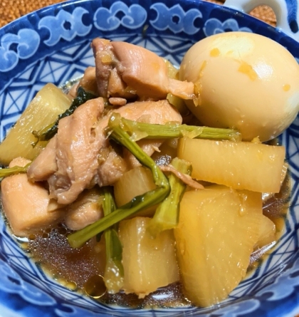 鶏肉と大根の甘辛煮