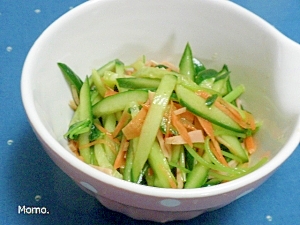 三つ葉入り きゅうりの中華サラダ レシピ 作り方 By Momo 楽天レシピ 三つ葉入り きゅうりの中華サラダ レシピ 作り方 By Momo 楽天レシピ