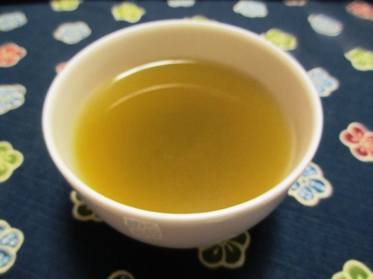 梅酒と生姜でポカポカ緑茶