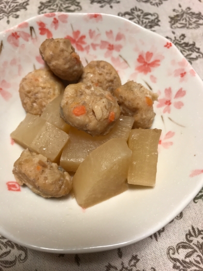 大根とやわらか肉団子の煮物