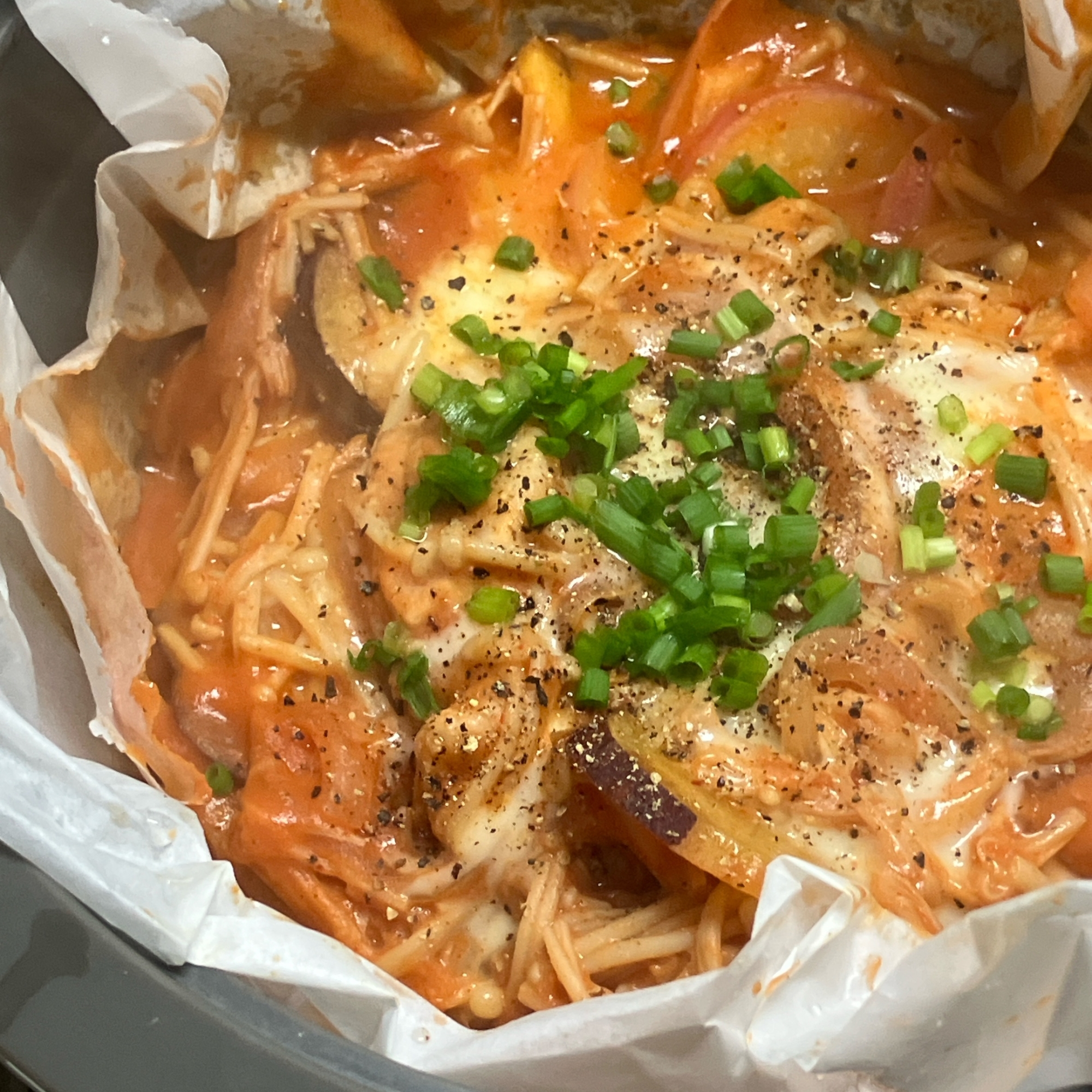 国産チーズで作る!豆乳ロゼタンミョン