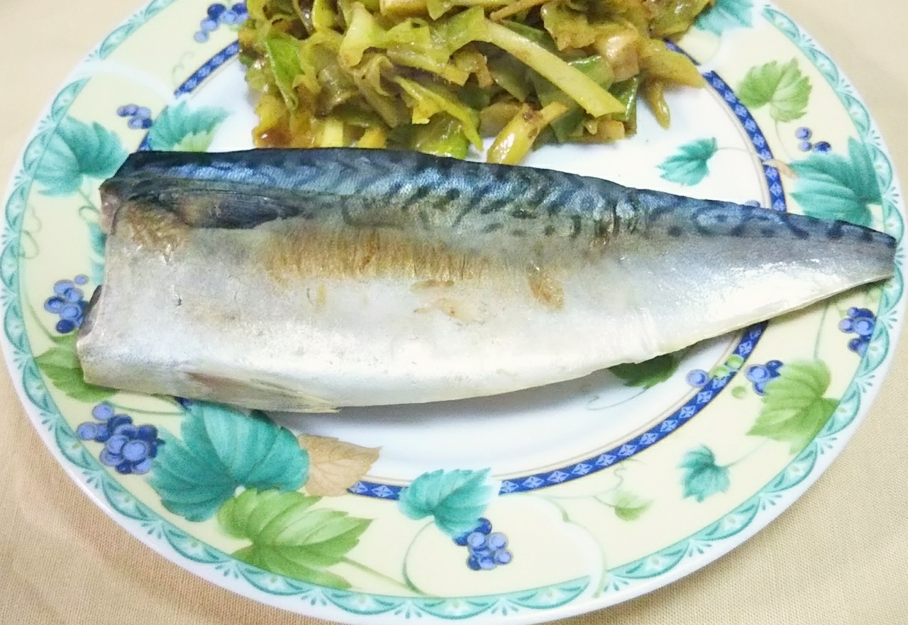フライパンで失敗しらず！塩サバの焼き物♪