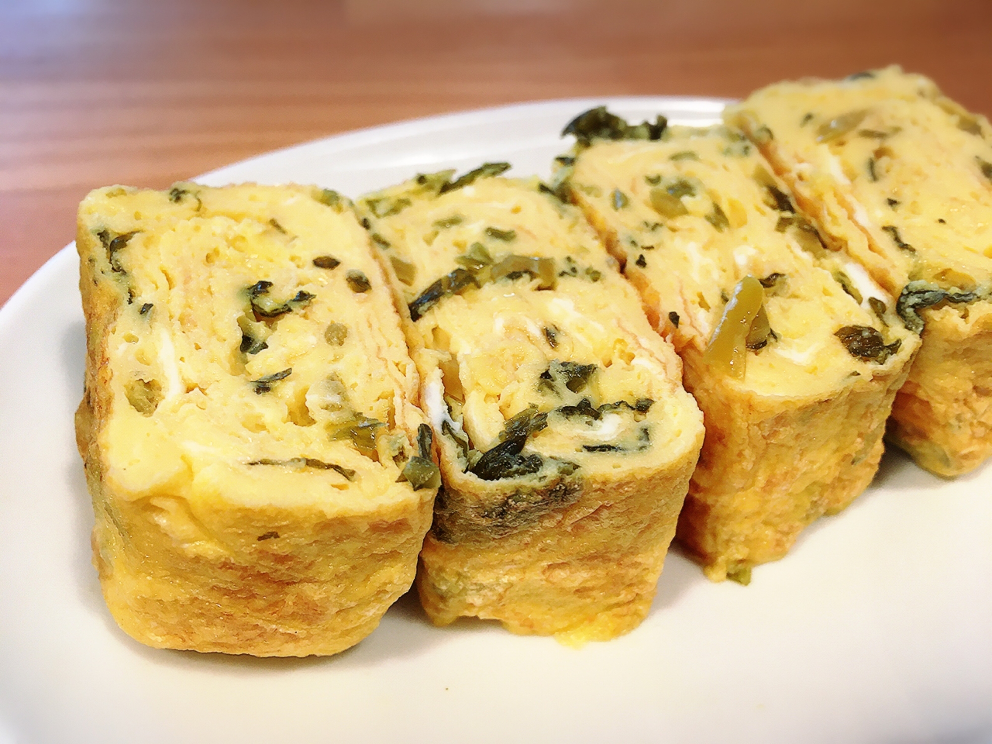 高菜入り卵焼き