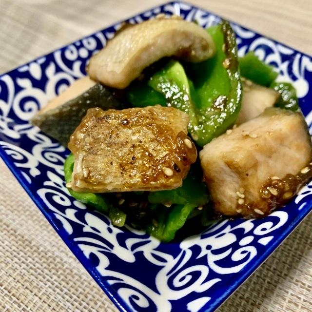 鮭の揚げ甘酢絡め