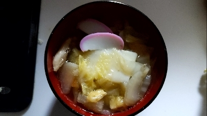 めんつゆで作るあっさりお雑煮