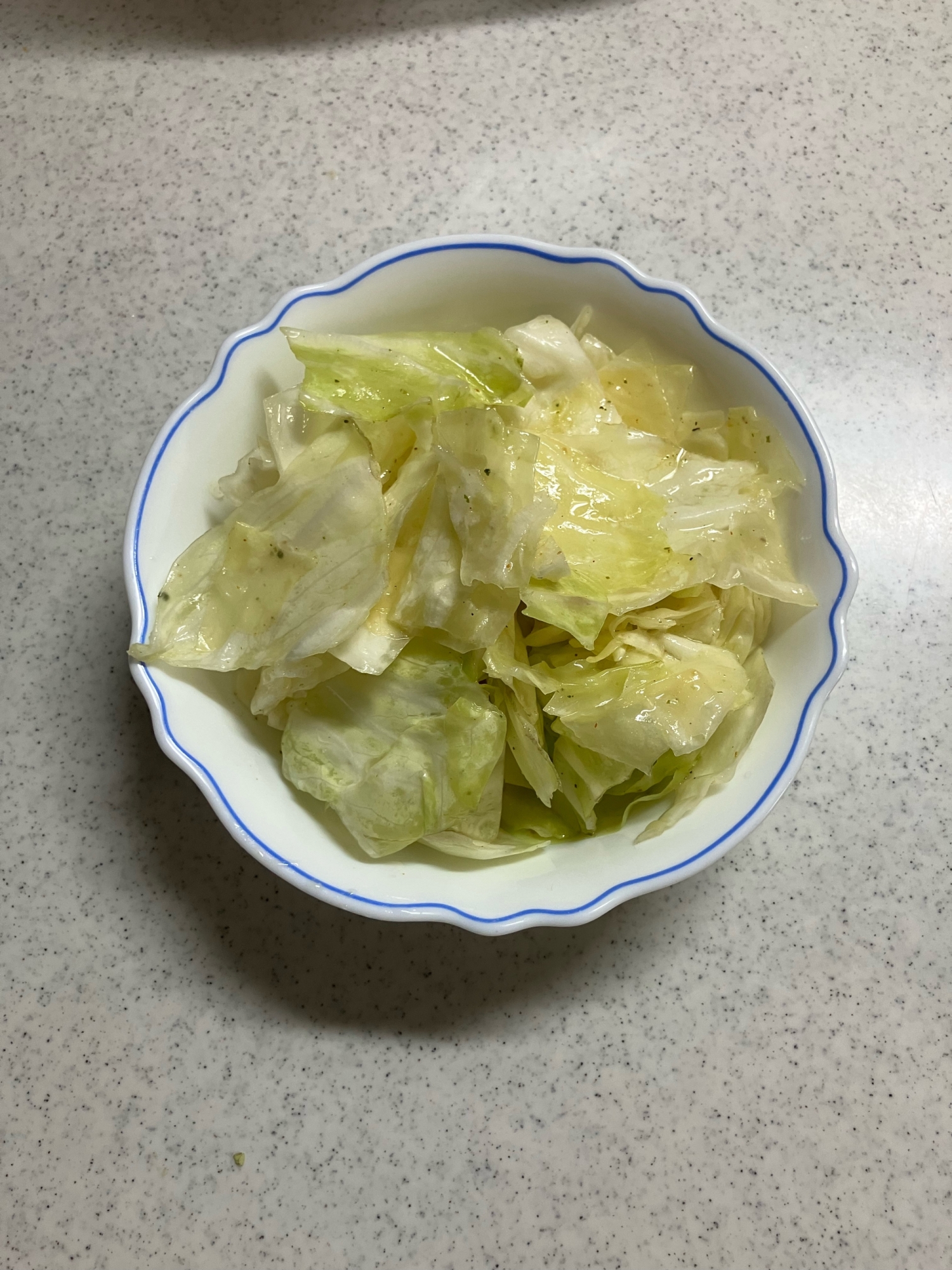 キャベツのだし塩和え