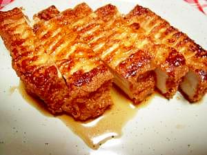 絹揚げ豆腐の焦がし醤油焼き レシピ 作り方 By てんこ4649 楽天レシピ 絹揚げ豆腐の焦がし醤油焼き レシピ 作り方 By てんこ4649 楽天レシピ