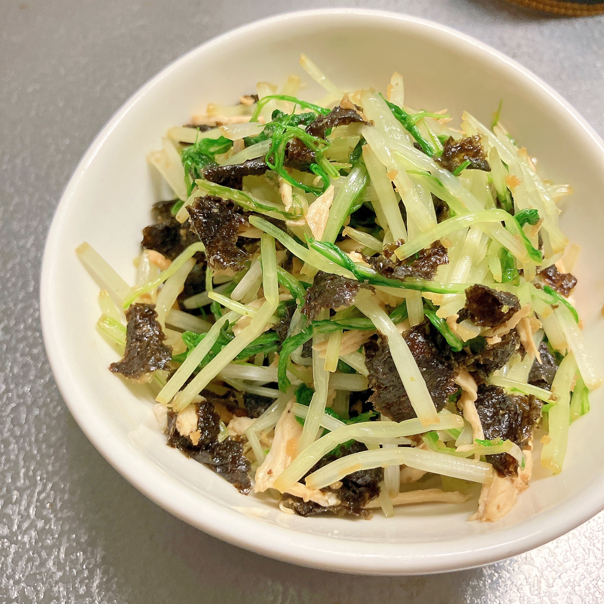 シャッキリ！水菜とささみの生姜だれ