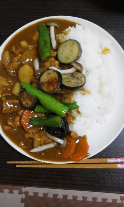 夏野菜のポークカレー