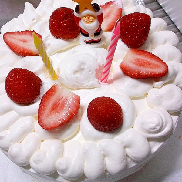 市販のスポンジケーキでクリスマスケーキ レシピ 作り方 By ぷーこ6471 楽天レシピ 市販のスポンジケーキでクリスマスケーキ レシピ 作り方 By ぷーこ6471 楽天レシピ