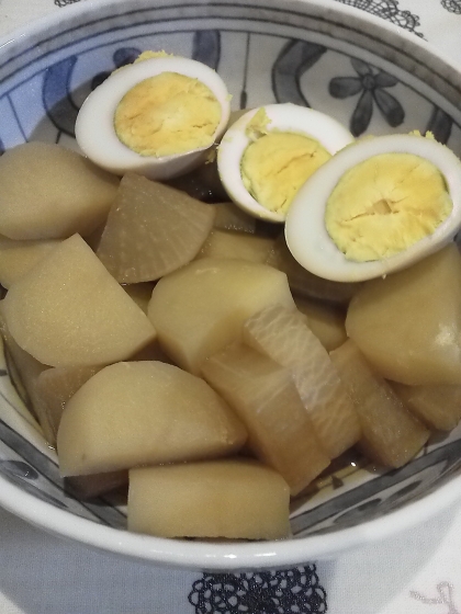 卵も入れてみました☆ほくほくの食感と安定した味付けが好みです！