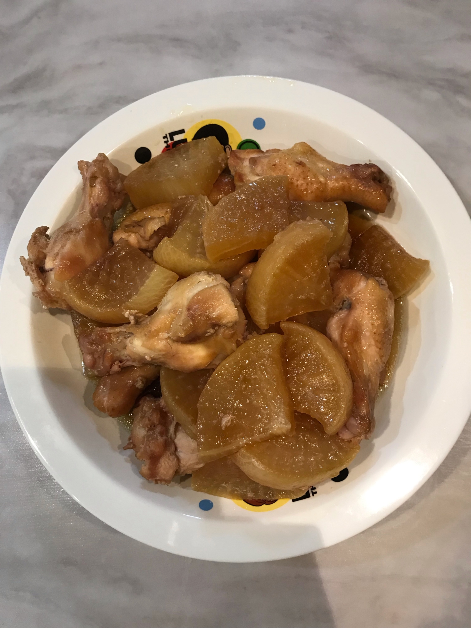 下味付けて簡単節約おかず!鶏手羽元肉の甘辛煮