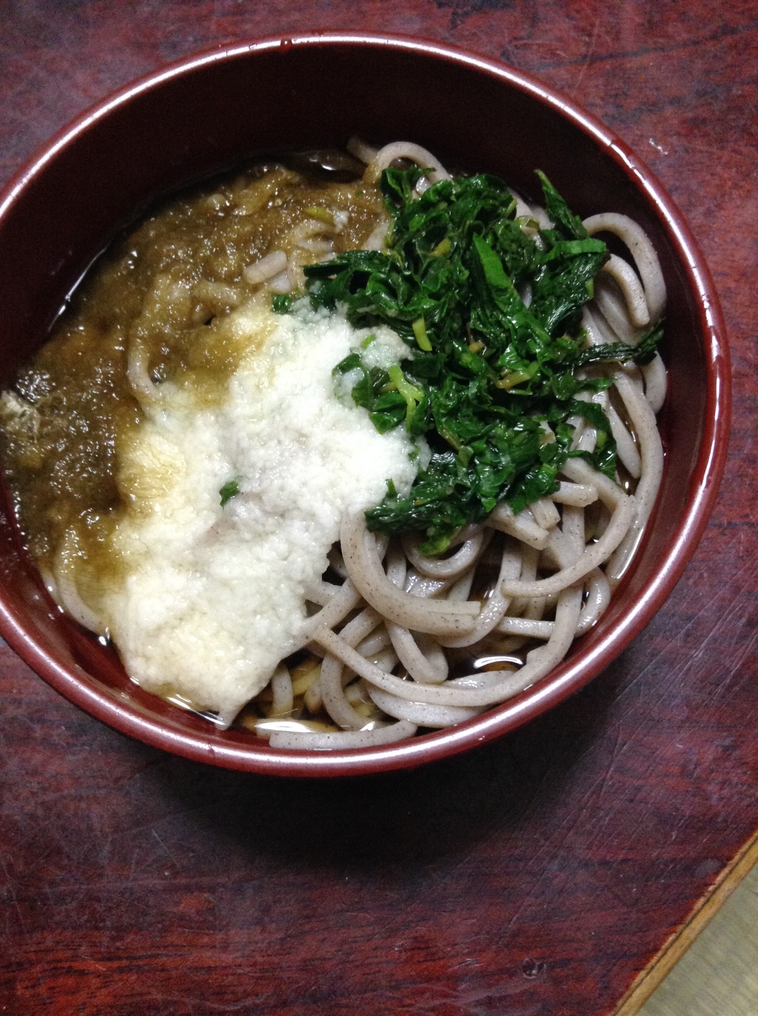 Ｗトロロ蕎麦