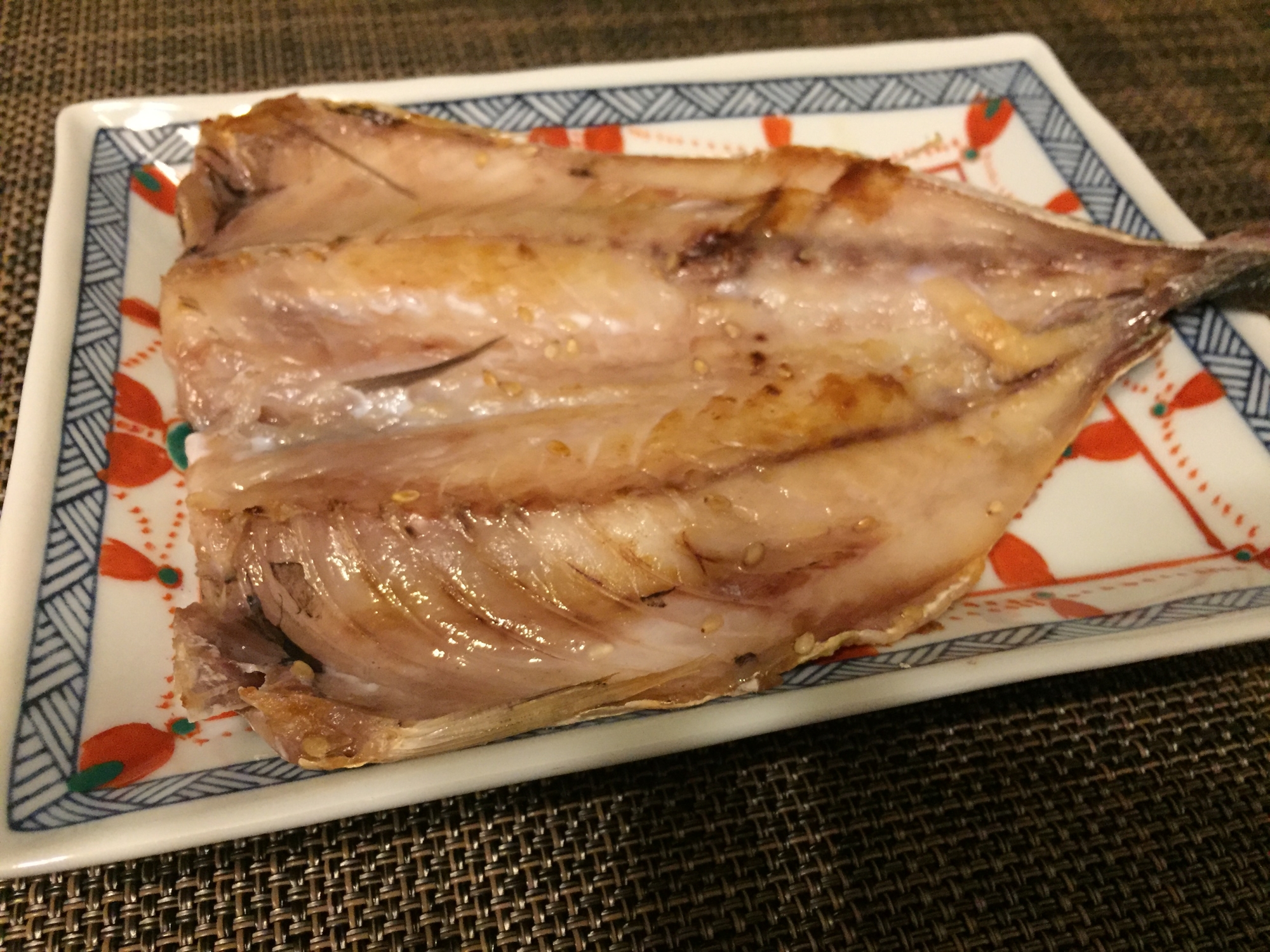 フライパンでも魚が焼ける♪あじのみりん干し