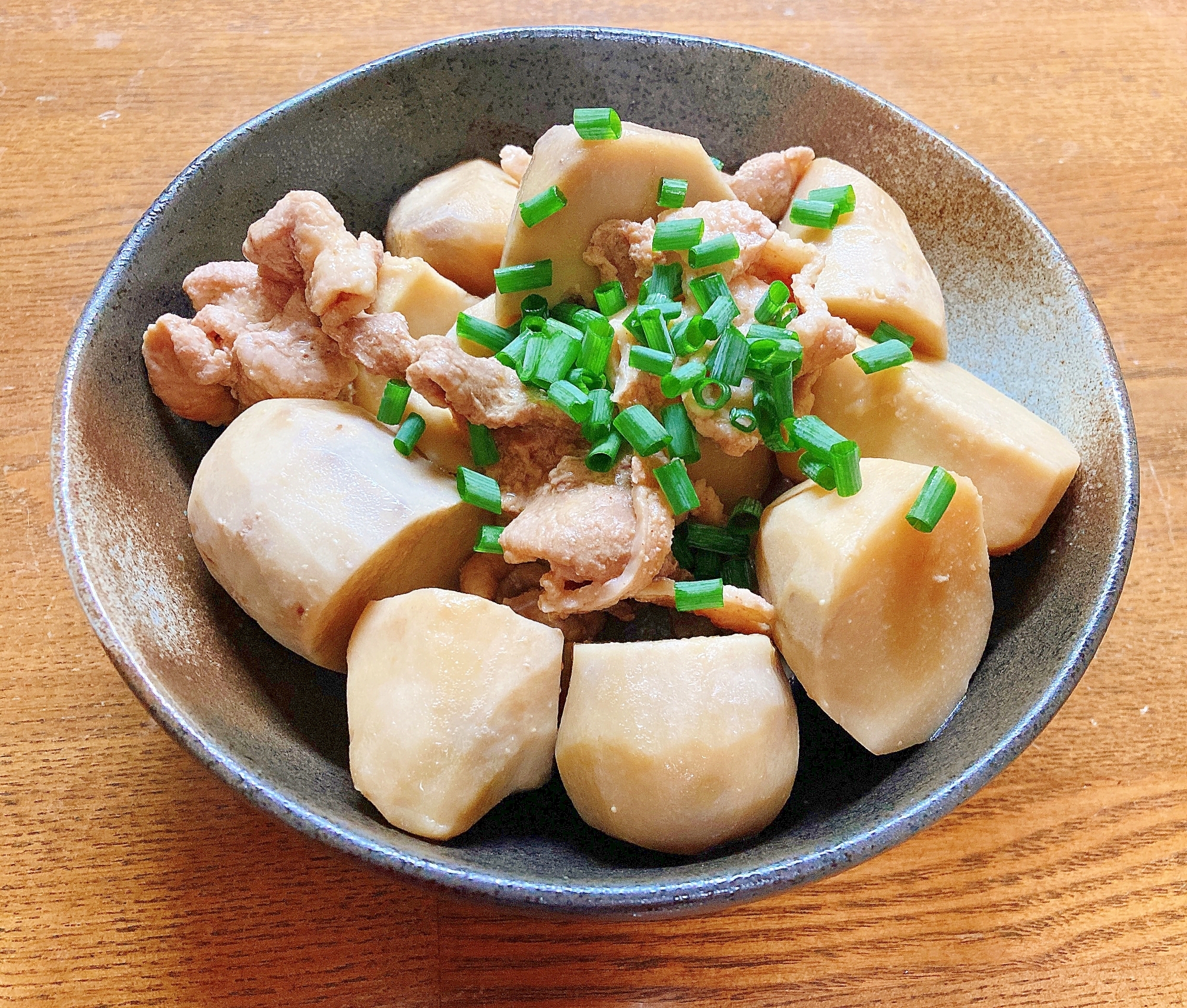 里芋と豚肉の味噌煮